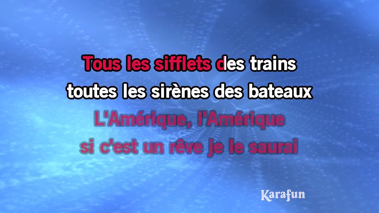 Karaoké L'Amérique (Yellow River - Live) - Il était une fois... Joe Dassin *