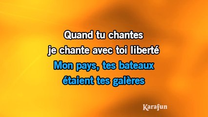 Karaoké Je chante avec toi liberté - Nana Mouskouri *