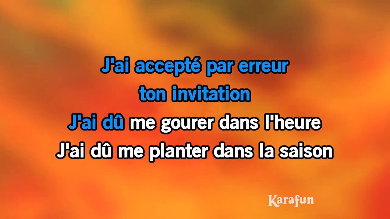 Karaoké Ton invitation - Louise Attaque *