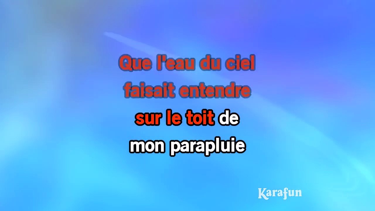 Karaoké Le parapluie - Georges Brassens *
