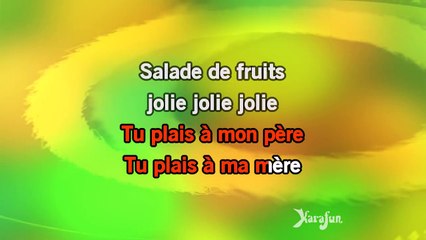 Karaoké Salade de fruits - Roberto Alagna *