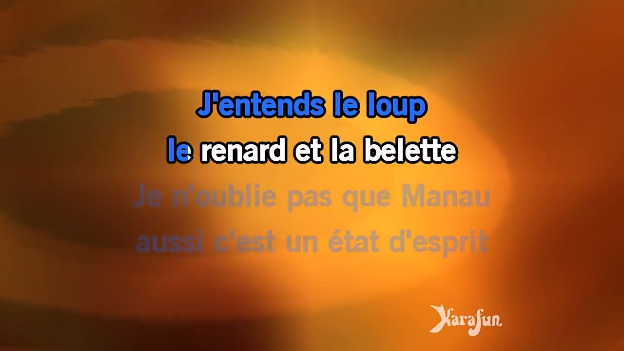 Karaoké Mais qui est la belette ? - Manau *