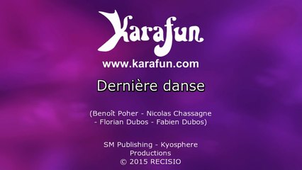 Karaoké Dernière danse - Kyo *