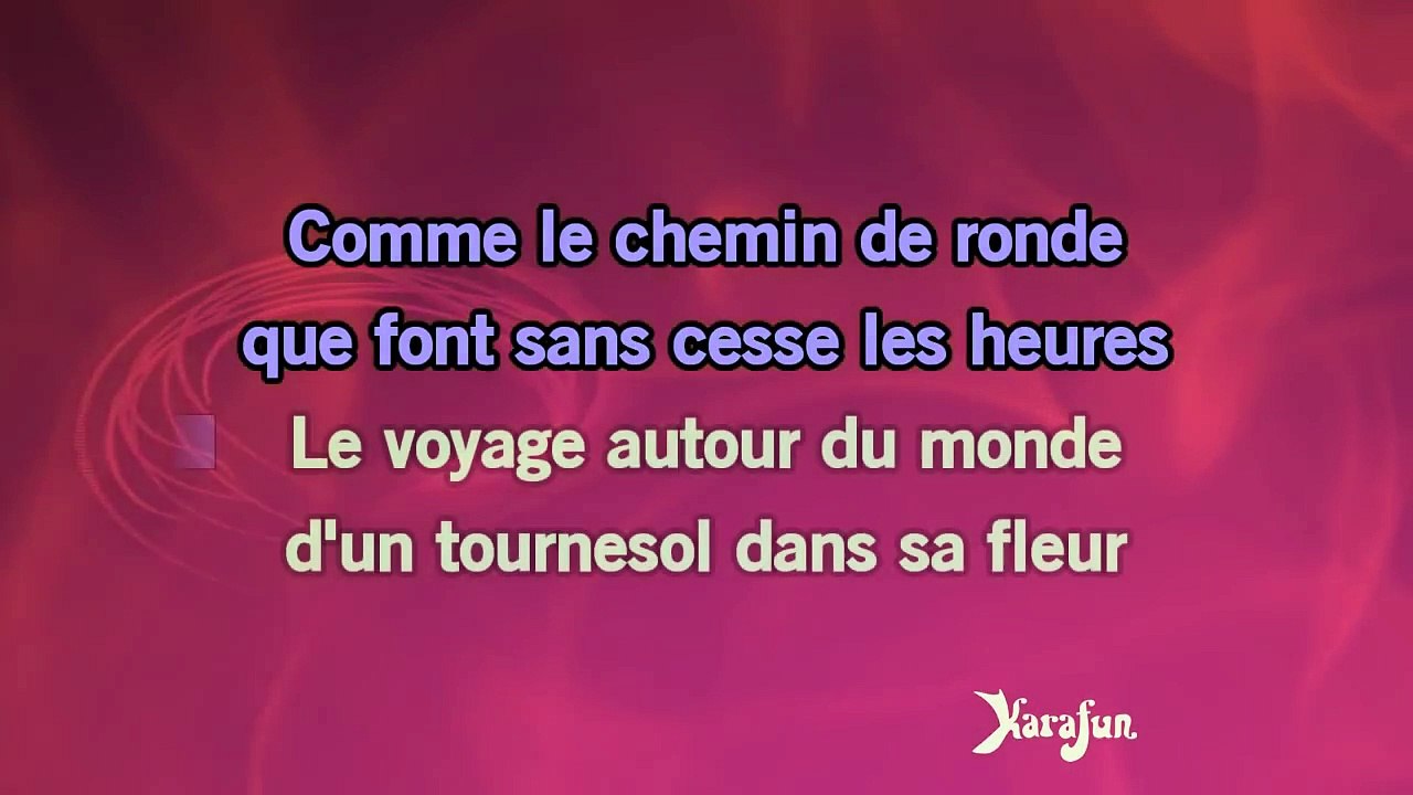Karaoké Les moulins de mon coeur - Miss Dominique *