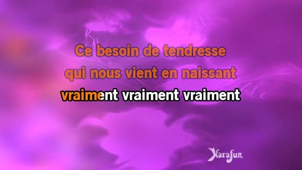 Karaoké La tendresse - Marie Laforêt *