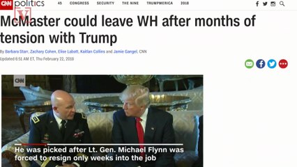 Report: National Security Adviser H.R. McMaster Could Leave The White House For The Pentagon