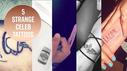 Five strangest celebrity tattoos explained