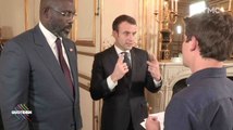 Martin Weill se fait recadrer par Emmanuel Macron - ZAPPING ACTU 22/02/2018