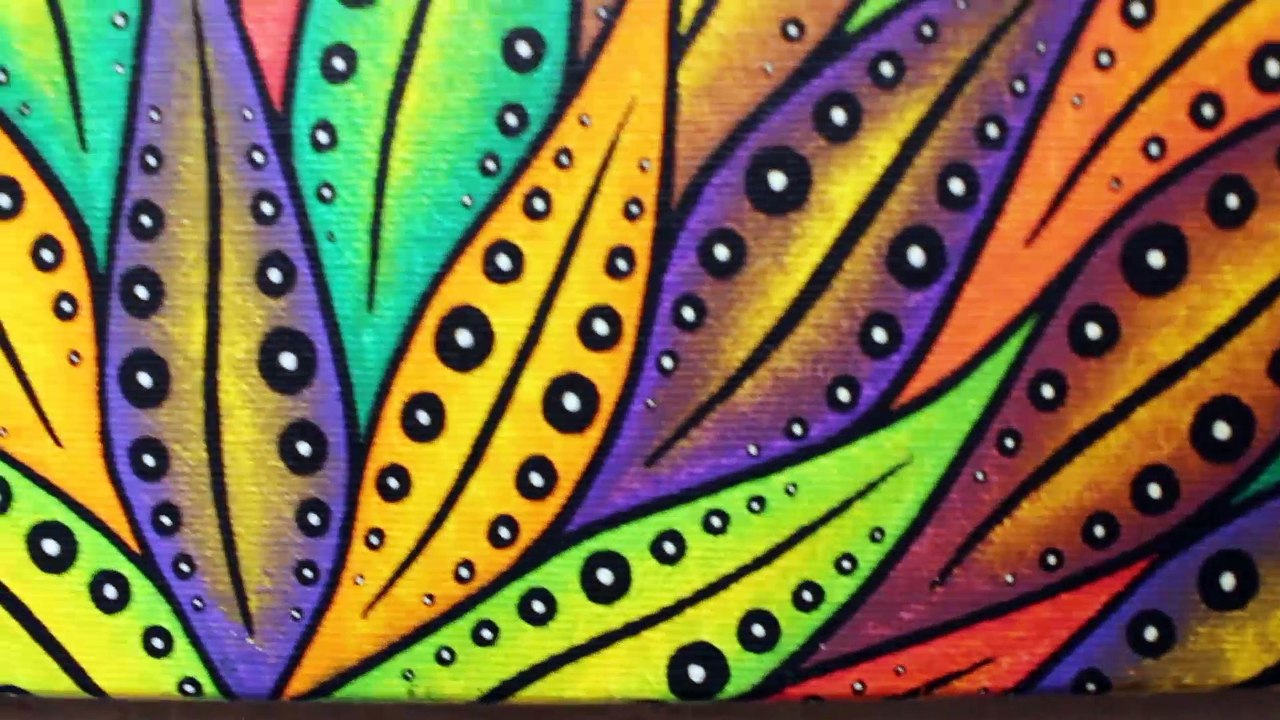 Aperçu de la peinture : Mouvement flamboyant.