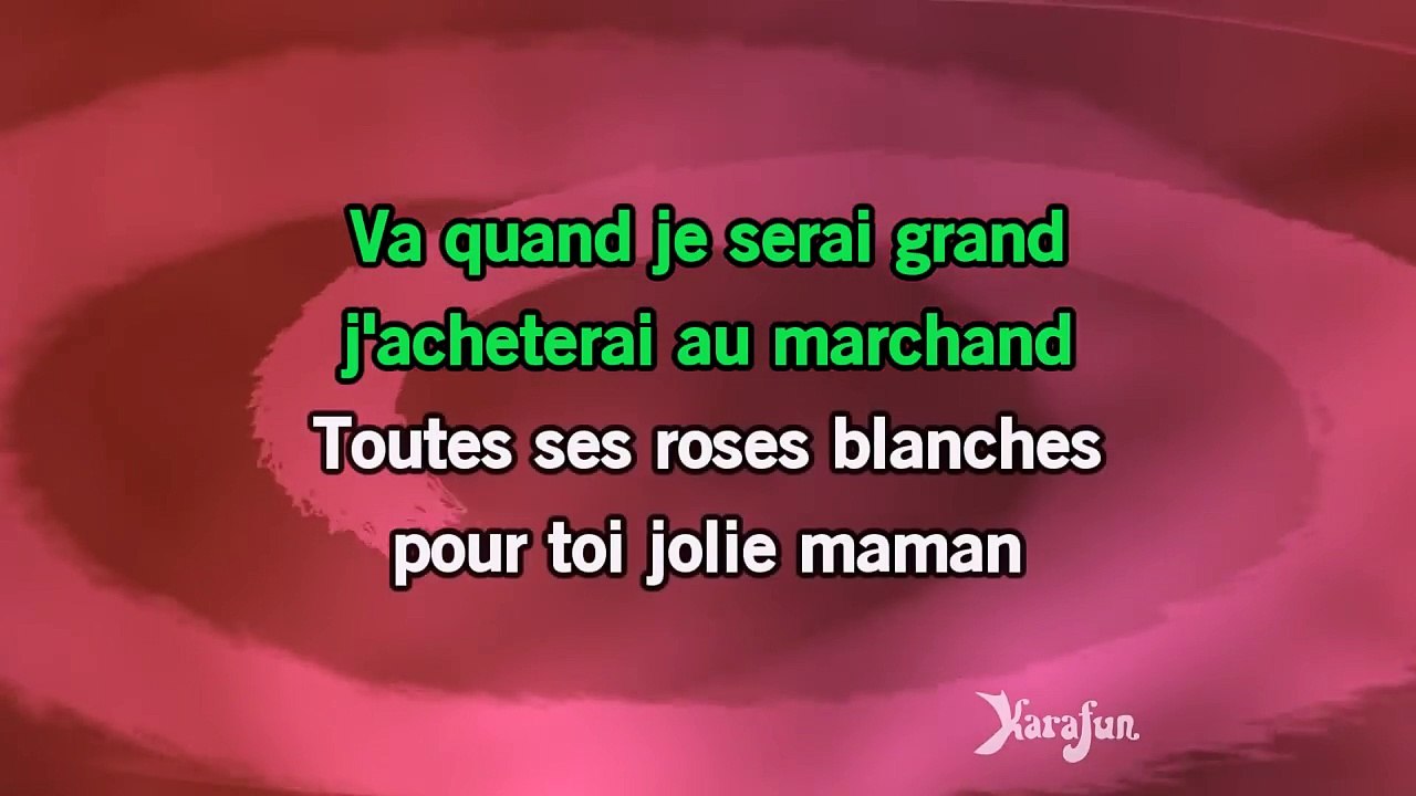 Karaoké Les roses blanches - Les Sunlights *