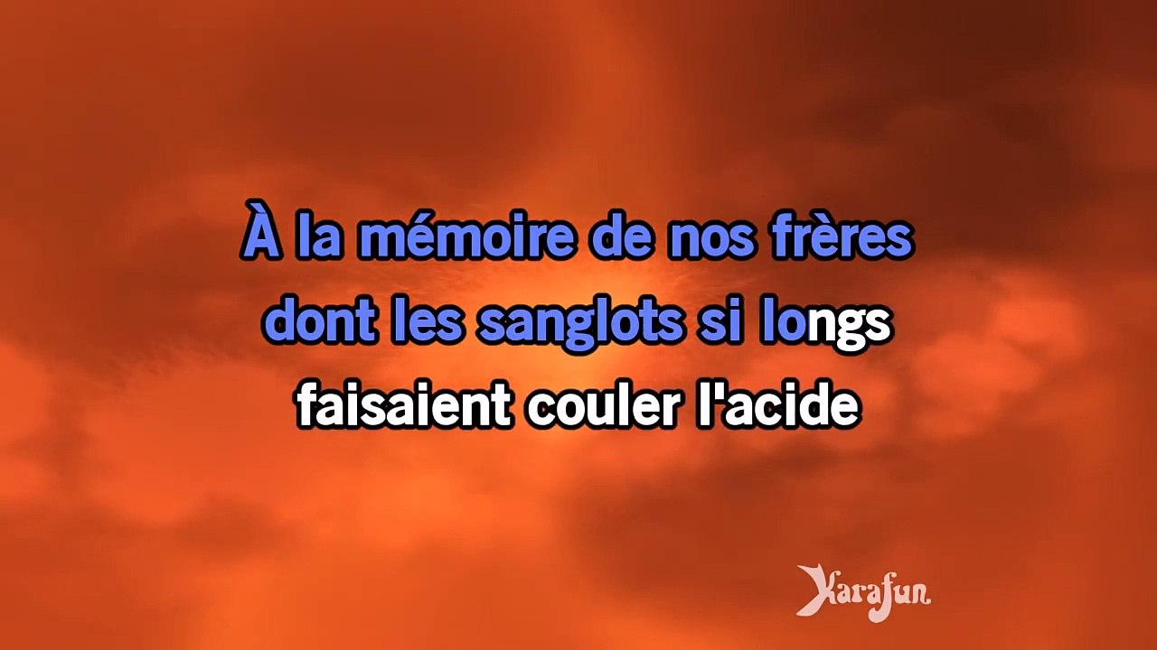 Karaoké Aux sombres héros de l'amer - Noir Désir *
