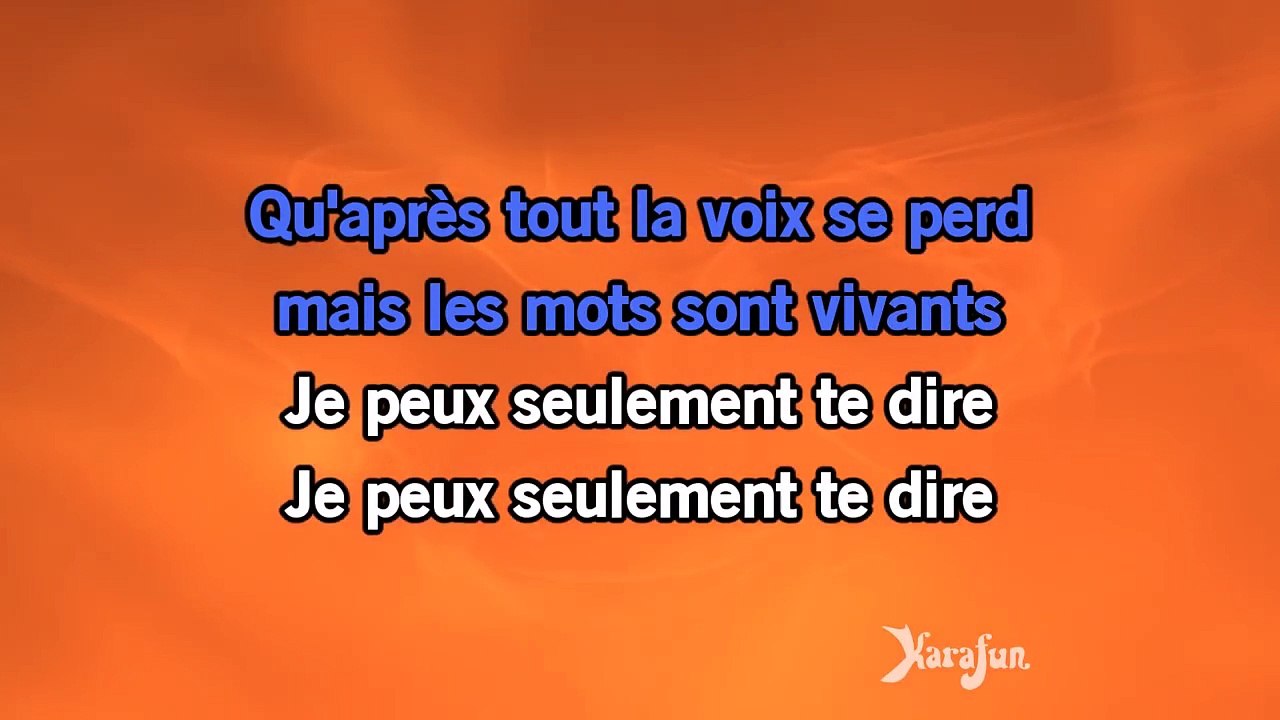 Karaoké Beau malheur - Emmanuel Moire *