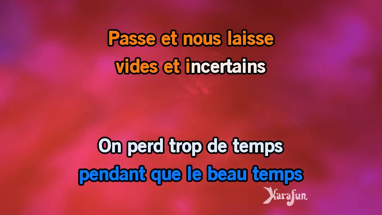 Karaoké Parce qu'on vient de loin - Star Academy *