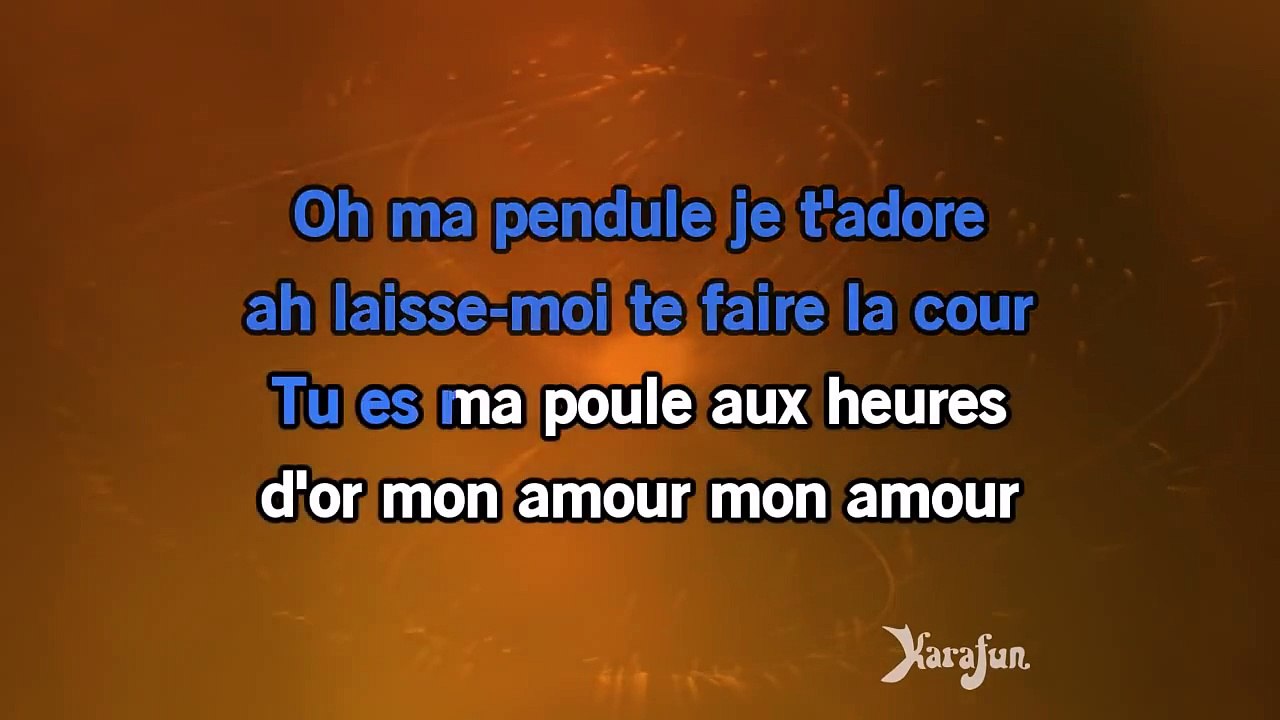Karaoké Le coq et la pendule - Claude Nougaro *