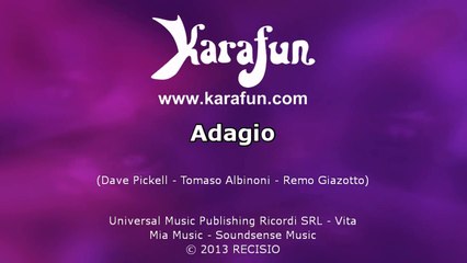 Karaoké Adagio - Vincent Niclo *