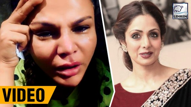 Rakhi Sawant CRIES BADLY Over Sridevi's Sudden Demise
