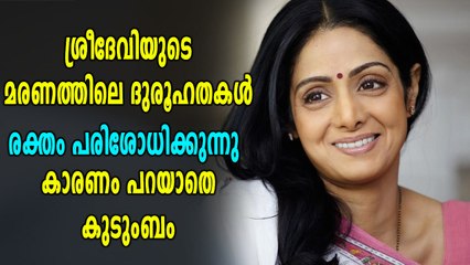 ശ്രീദേവിയുടെ മരണത്തിലെ ദുരൂഹതകൾ, കാരണം പറയാതെ കുടുംബം | Oneinda Malayalam