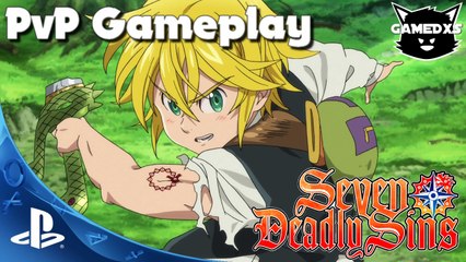 The Seven Deadly Sins - Meliodas PvP Gameplay - PS4