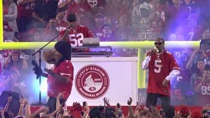Snoop Dogg "The Next Episode", "Drop It Like It's Hot" & "Beautiful" Live @ San Francisco 49ers vs Chicago Bears Halftime Performance, Levi's Stadium, Santa Clara, CA, 09-14-2014
