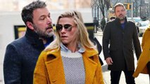 City slickers! Ben Affleck and Lindsay Shookus don winter coats during romantic walk through New York... days after he denied engagement.