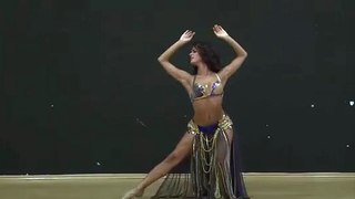Awesome belly dance performance on stage