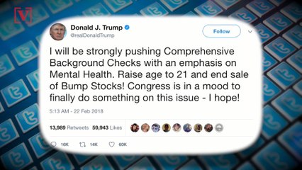 Trump Pledges To Raise Minimum Age For Gun Purchases to 21
