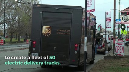 UPS is Creating Fleet of 50 Electric Trucks
