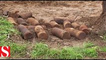 Makedonya�da Birinci Dünya Savaşı�ndan kalma top mermileri bulundu