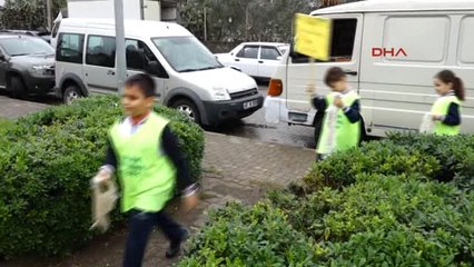 Muğla Marmaris'te Minikler, Çevre Bilinci İçin Sokaklara Çıktı