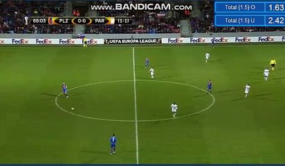 Michael Krmencik Goal HD - Viktoria Plzen 1-0 FK Partizan 22.02.2018