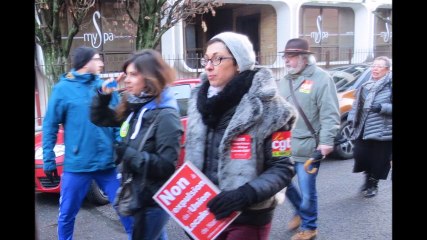 Action contre l'expulsion de l'Ul Cgt