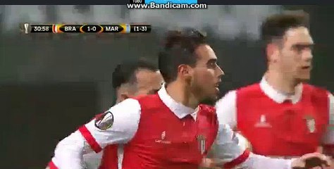 Andre Horta Goal HD - Spoting Braga 1-0 Olympique de Marseille 22.02.2018