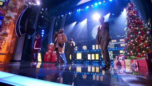 Snoop Dogg & Boyz II Men Santa Claus Goes Straight To the Ghetto Live @ FOX Showtime at the Apollo with Steve Harvey, Apollo Theater, Harlem, NY, 12-14-2017
