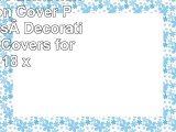Deconovo 4 Pack Chenille Cushion Cover Pillow Cases Decorative Throw Covers for Sofa 18 x