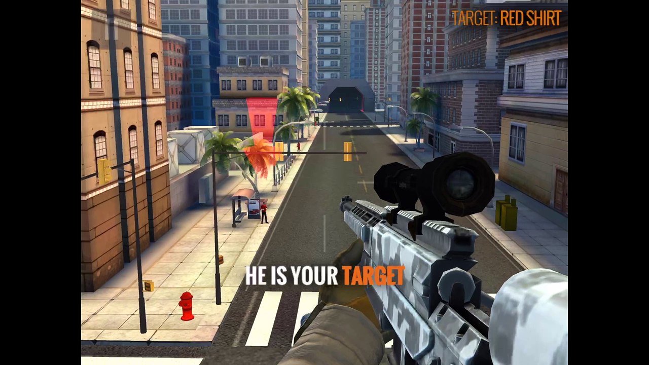 Jugando Sniper 3D Assassin en iPad, Gameplay iOS