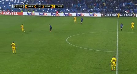Marcel Schmelzer Goal HD -  Atalanta	1-1	Dortmund 22.02.2018