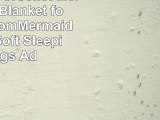 HENGSONG Crochet Mermaid Tail Blanket for Living RoomMermaid Blanket Soft Sleeping Bags