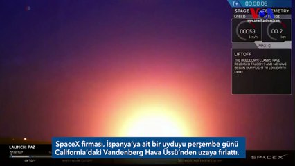 SpaceX Uzaya Yeni Uydu Gönderdi