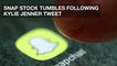Snap Stock Tumbles Following Kylie Jenner Tweet