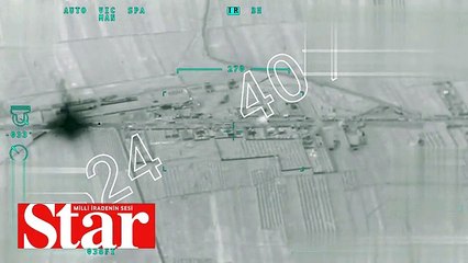 Afrin�e giden 40 araçlık terör konvoyu vuruldu!;