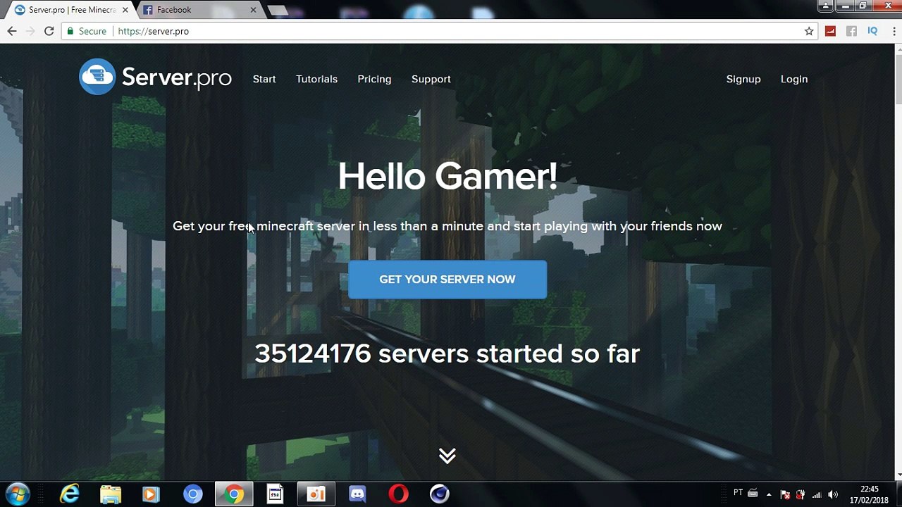 COMO CRIAR UM SERVIDOR DE MINECRAFT GRÁTIS E 100% FUNCIONAL! (2018)