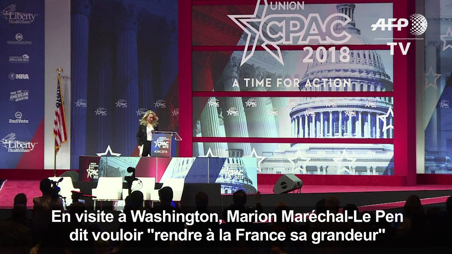 Marion Maréchal-Le Pen veut "rendre à la France sa grandeur" - Vidéo Dailymotion