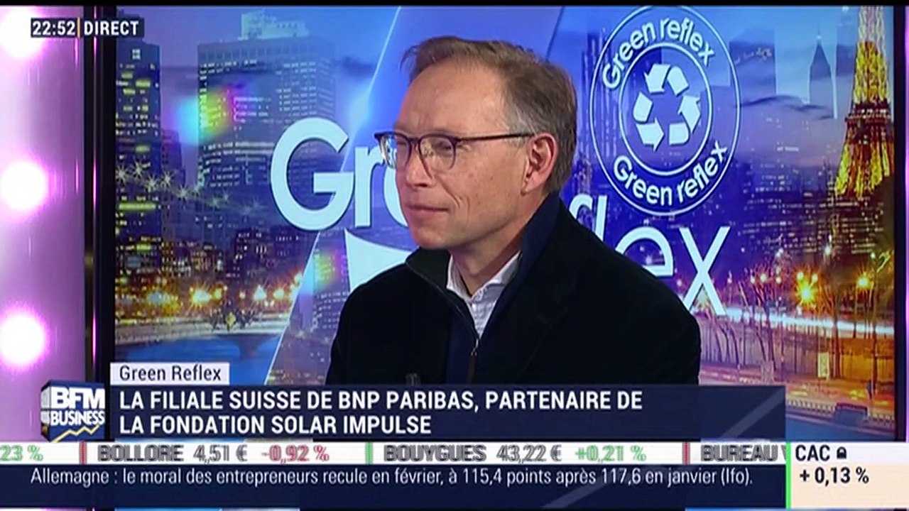 Green Reflex: La filiale suisse de BNP Paribas, partenaire de la Fondation Solar Impulse - 22/02