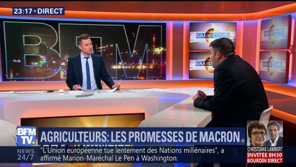 Agriculteurs: les promesses d'Emmanuel Macron