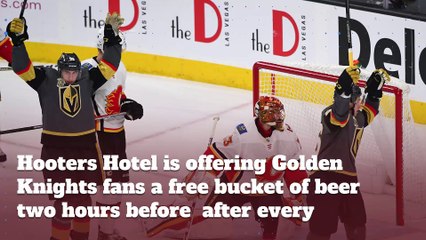 Hooters Hotel offering free buckets of beer to Golden Knights fans