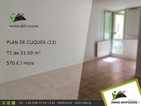 T1 31.00m2 A louer sur Plan de cuques - 570 Euros/mois