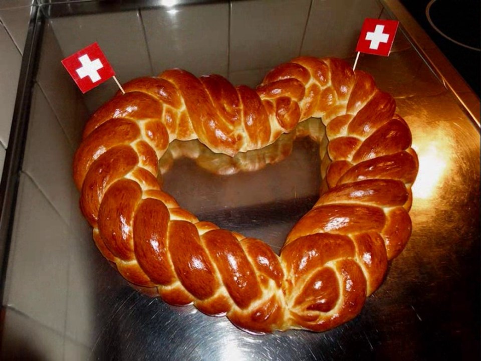 Zopfherz aus Hefezopfteig, Anleitung