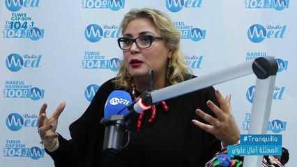 الممثلة امال علوان تبكي في المباشر بسبب سامي الفهري..