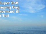 Echolife Mermaid Tail Blanket Super Soft Fleece Sleeping Bags Flannel Mermaid Blanket Tail