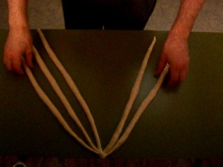 5-Strang Zopf, Hefezopf flechten, Anleitung